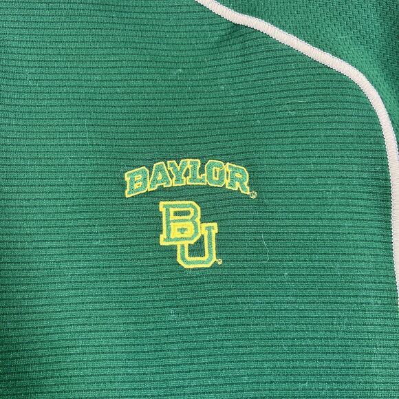 Baylor Bears Under Armour Mens XXL Green Quarter 1/4 Zip Pullover Shirt - Picture 4 of 10